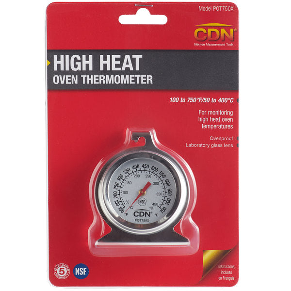 CDN POT750X High Heat Oven Thermometer