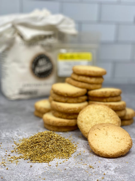 Fennel Pollen Shortbread Cookies