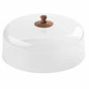 Cake Dome 12in W/ Wood Handle