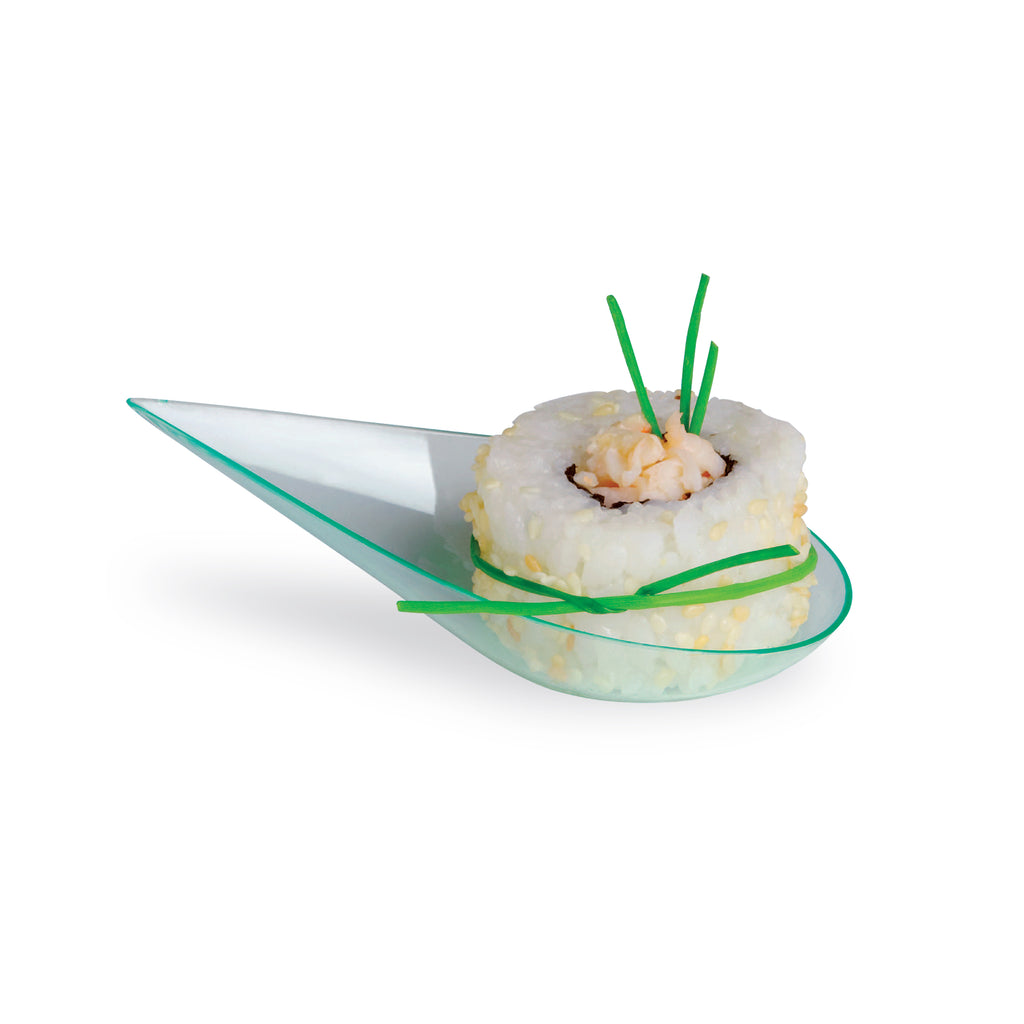 VAIA Clear Green Drop Shaped Mini Dish 1oz pkg 20