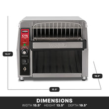 Load image into Gallery viewer, Toaster Conveyor 2in 450/HR
