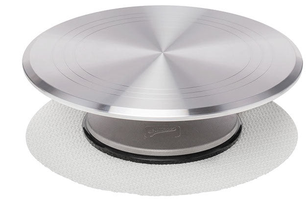Aluminum Revolving Cake Stand 12in
