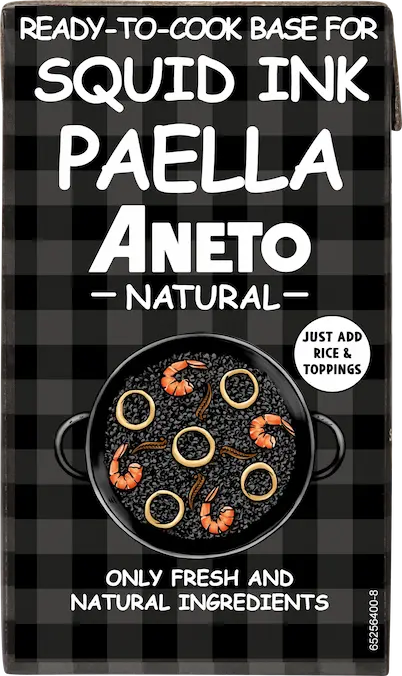 Aneto Squid Ink Paella Base 34oz