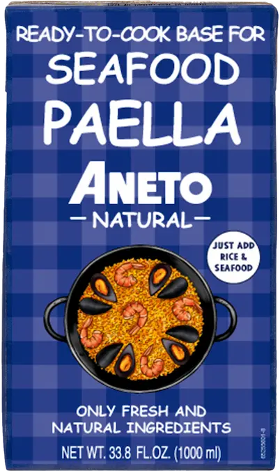 Aneto Seafood Paella Base 34oz