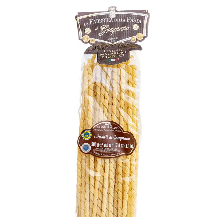 Gragnano Fusilli a Mano Pasta 500g