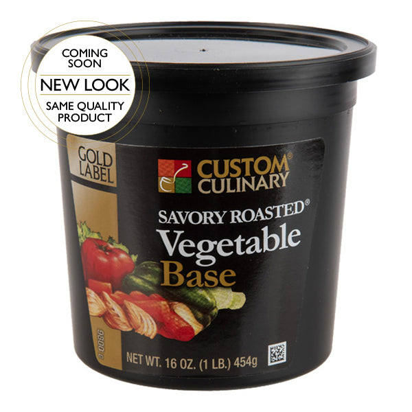 Custom Culinary Gold Label Roasted Vegetable Base 1lb