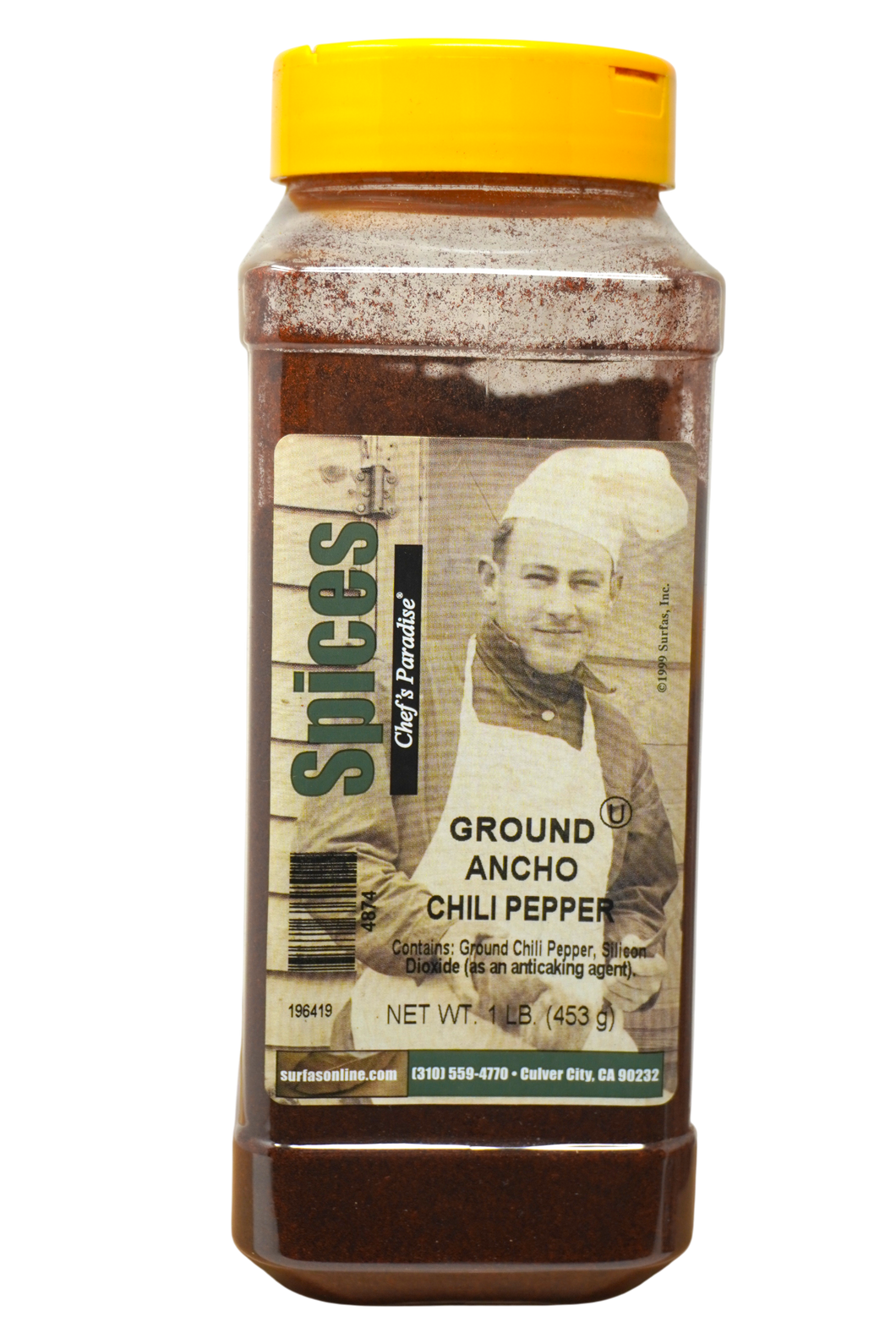 Ancho Chili Pepper Ground 1 Lb