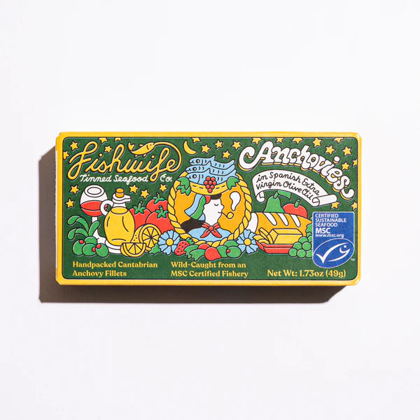 Fishwife Cantabrian Anchovies 49g