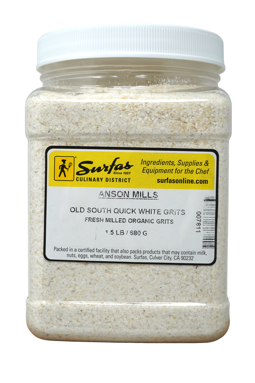 Anson Mills Quick White Grits 1.5lb