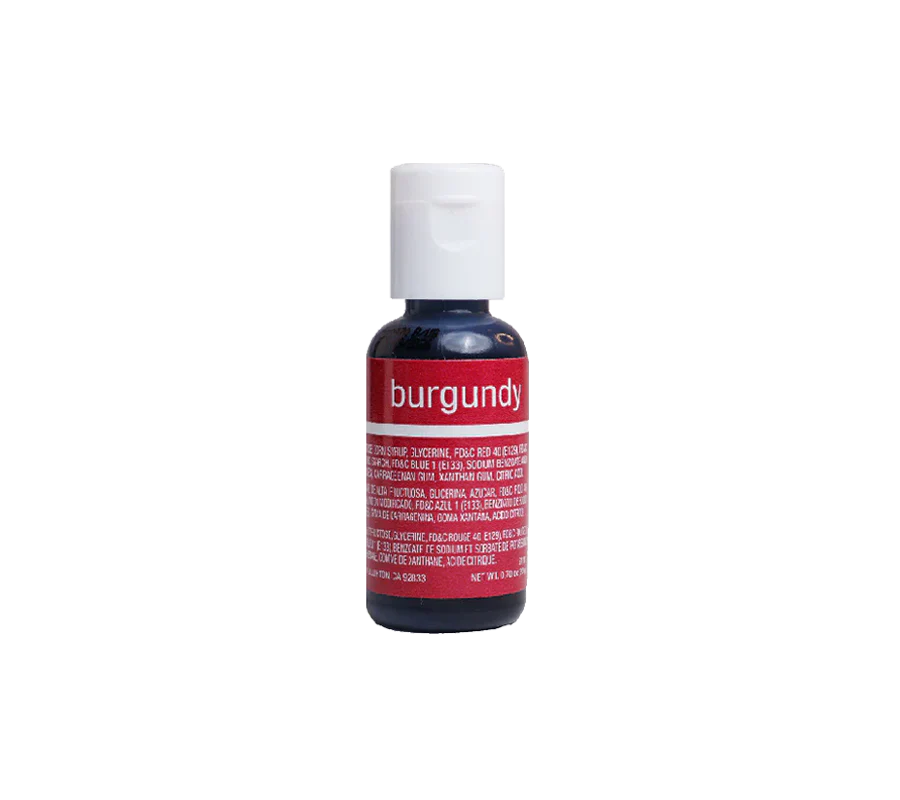 Chefmaster Liqua-Gel Burgundy Wine .70oz