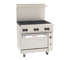Load image into Gallery viewer, Wolf Range 6 Burner w/Standard Oven C36S6BN
