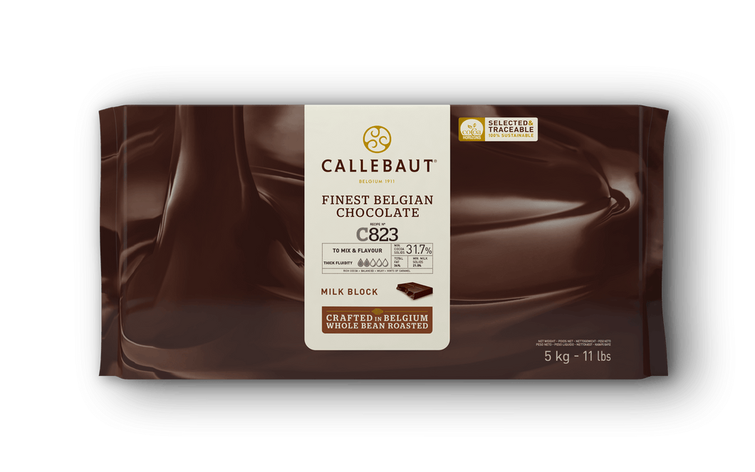 Callebaut Milk Chocolate Block 11Lb