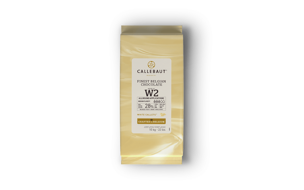 Callebaut White Chocolate Callets 22Lbs