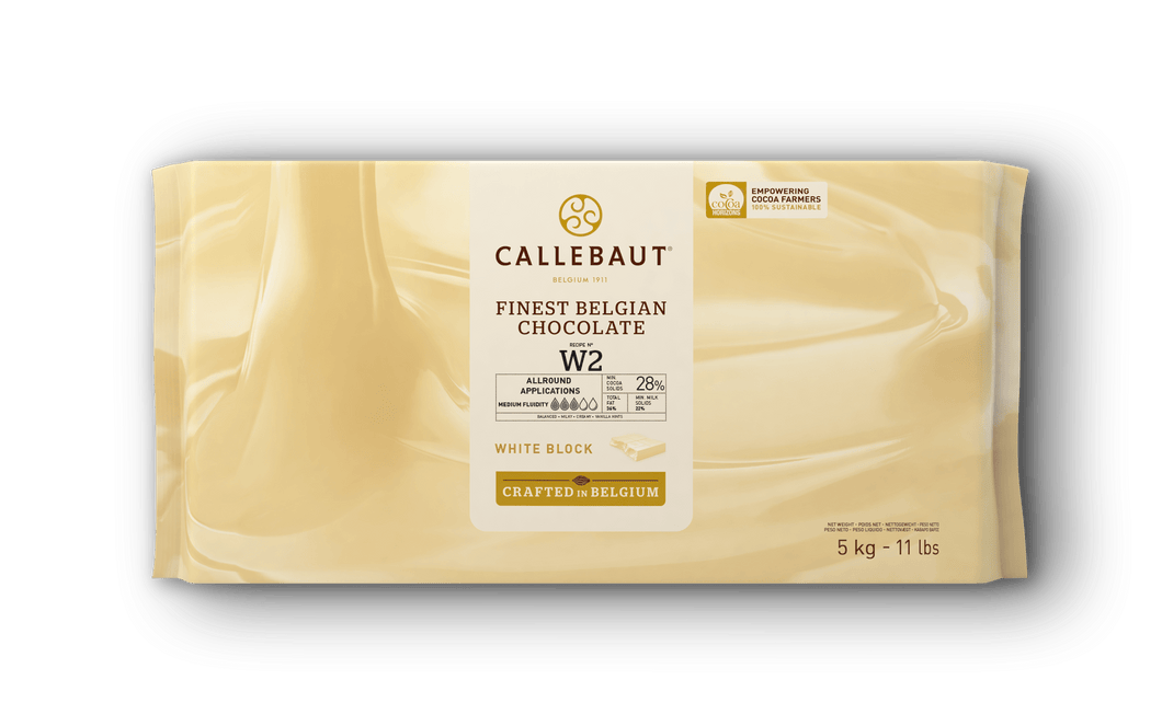 Callebaut White Chocolate Block 11lb