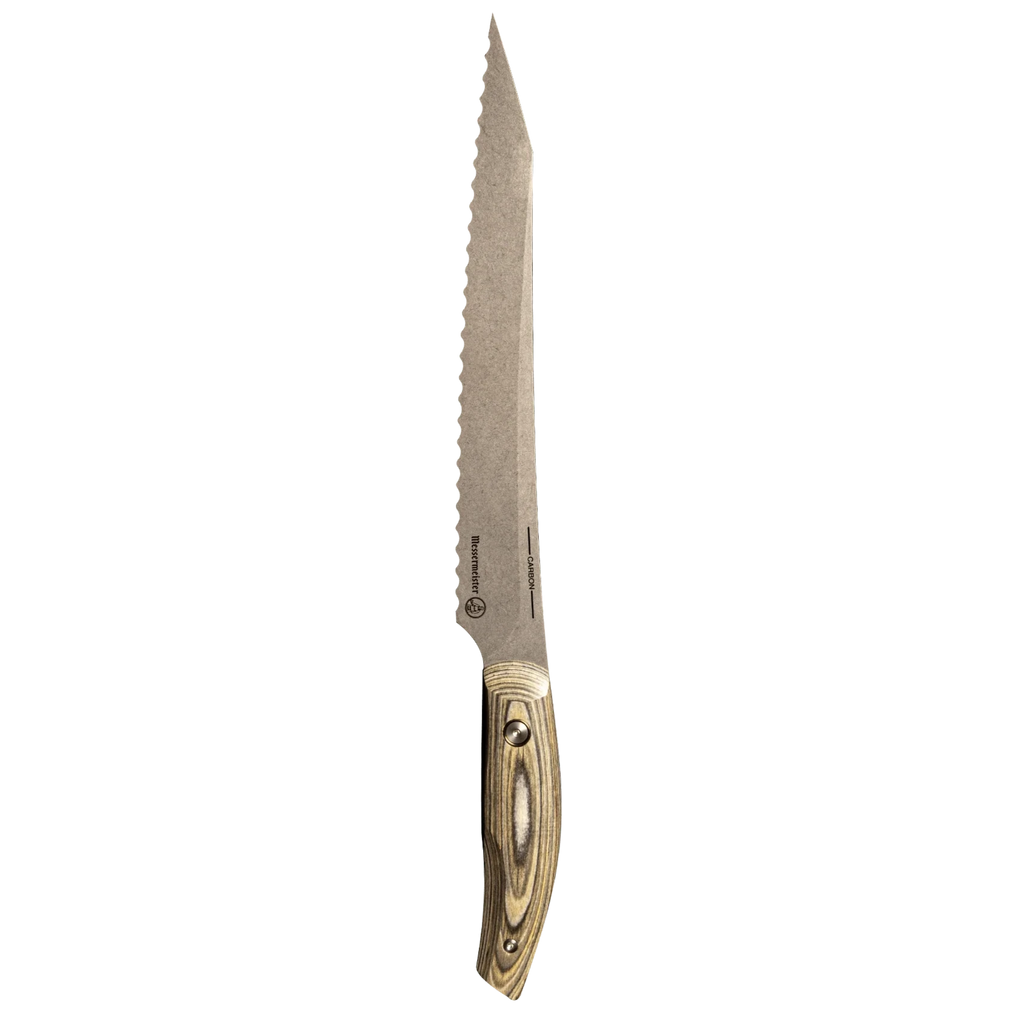 Messermeister Carbon Scalloped Bread Knife - 9