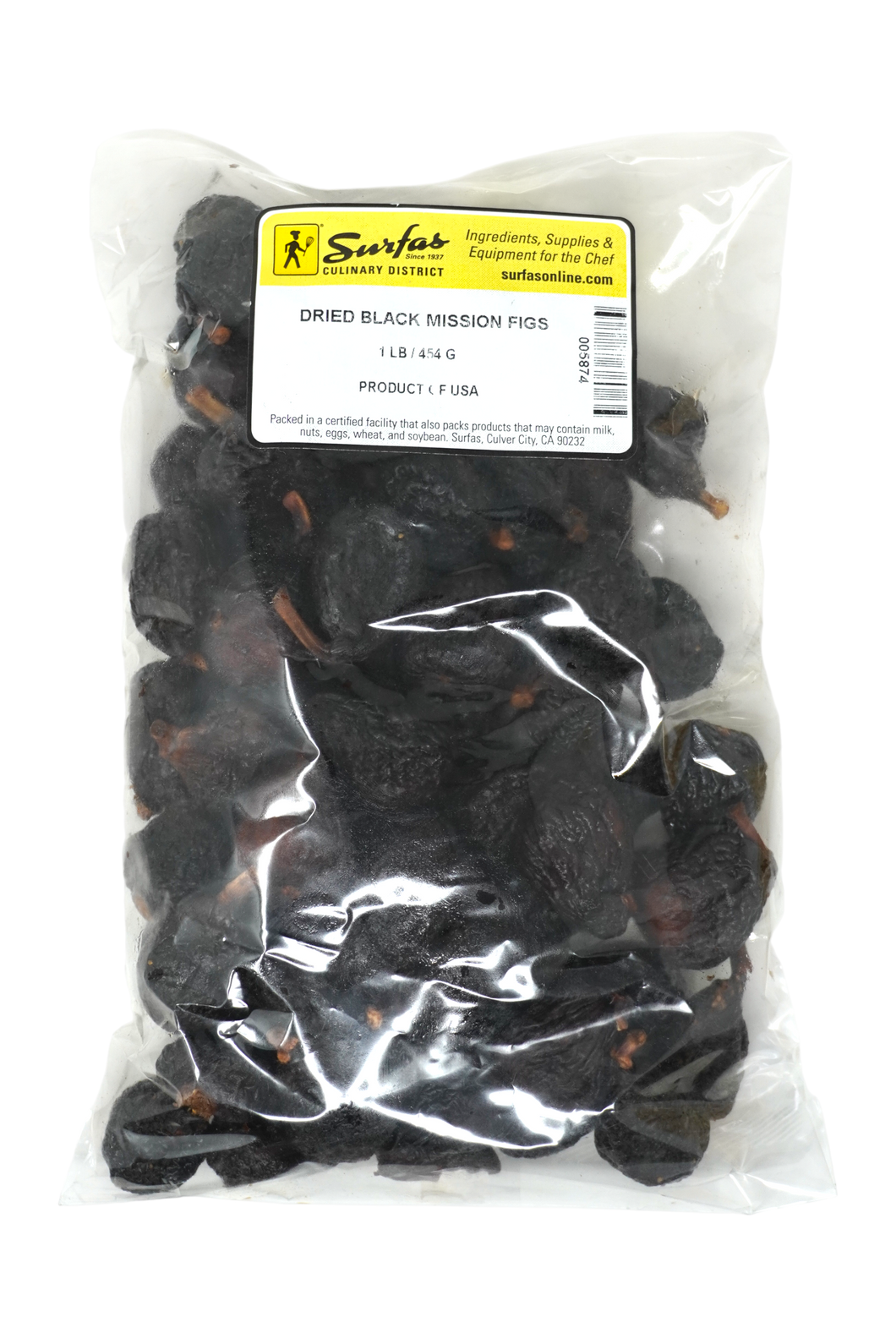 Dried Black Mission Figs 1lbs