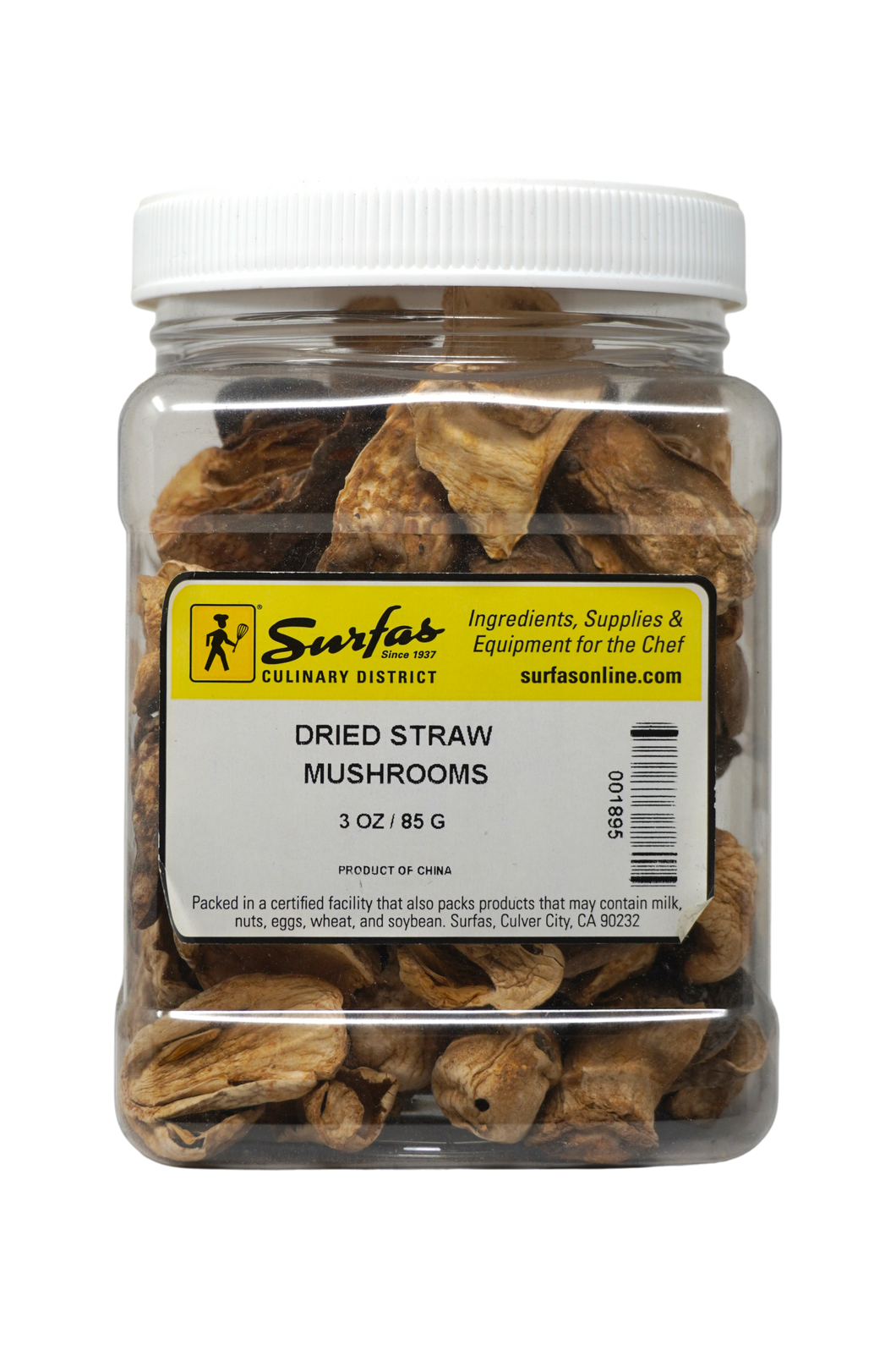 Dried Straw Mushrooms 3oz