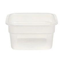 Load image into Gallery viewer, FreshPro Food Square Translucent container 1/2 Qt
