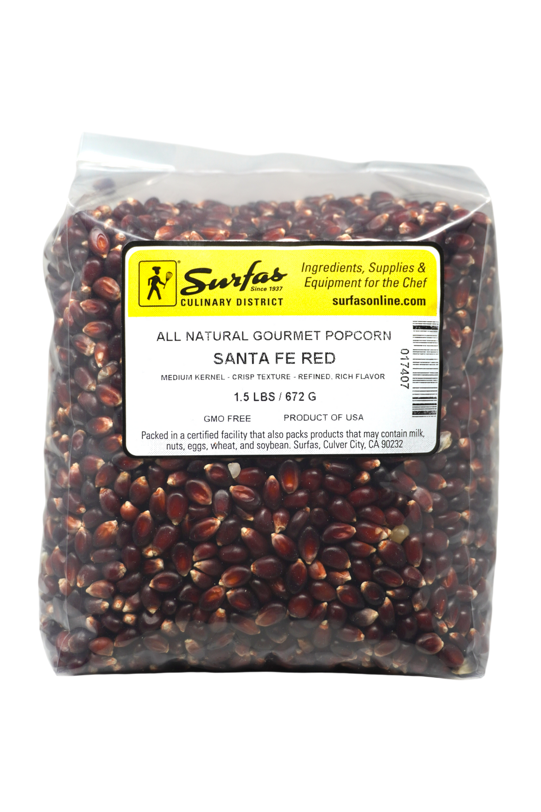 Heirloom Santa Fe Red Popcorn 1.5lb
