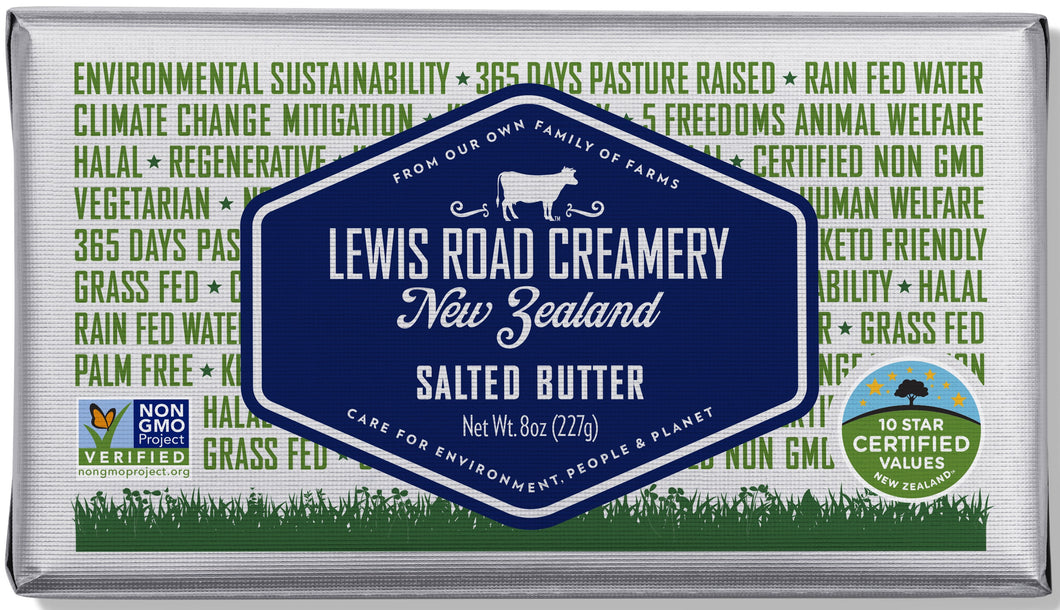 Lewis New Zealand Salted Butter 8oz
