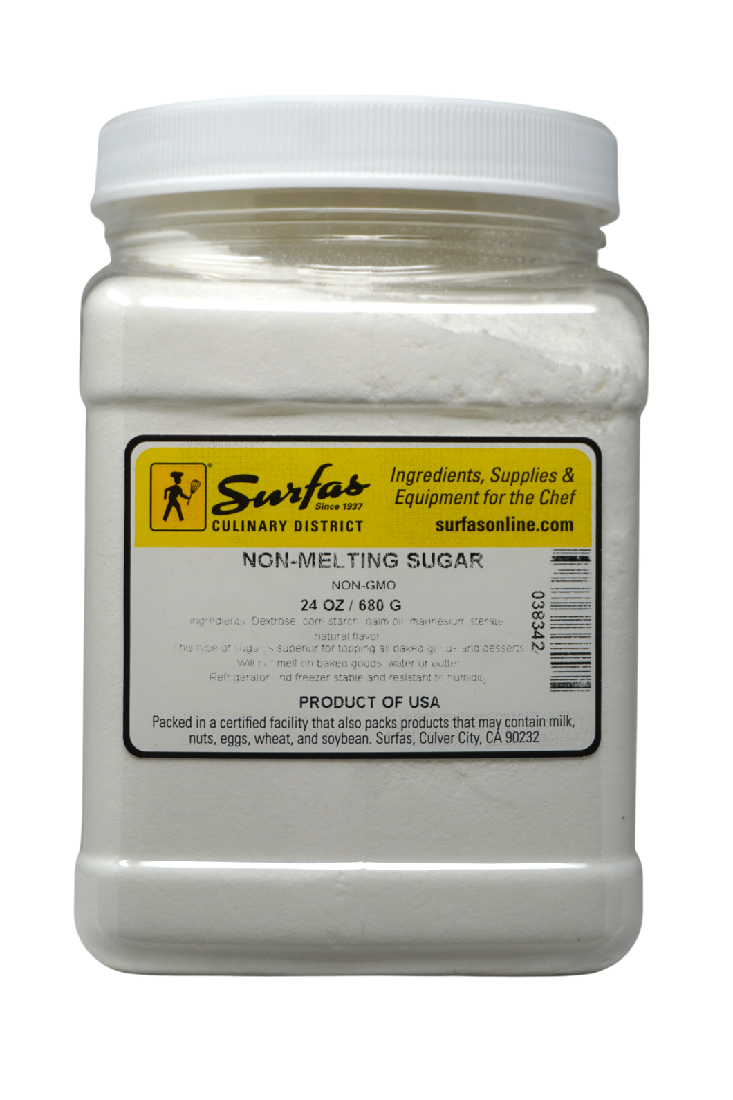 Non-Melting Snow Powdered Sugar 24oz