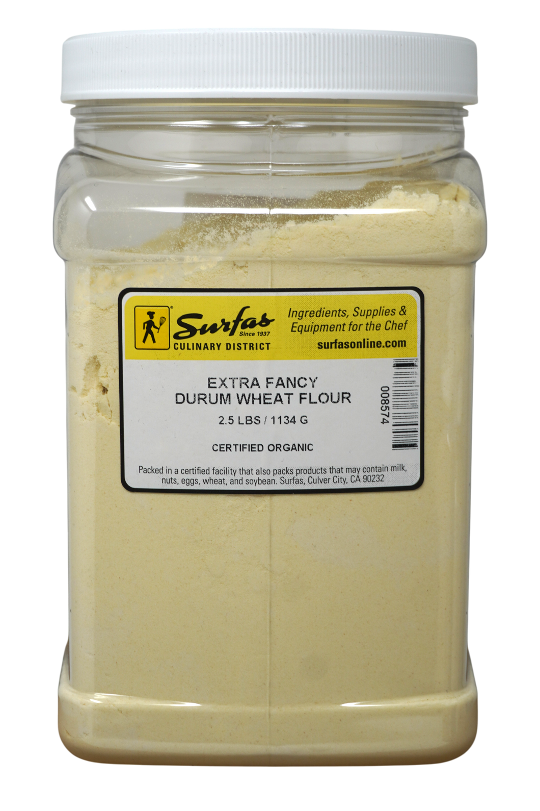 Extra Fancy Organic Fine Durum Flour 2.5lb