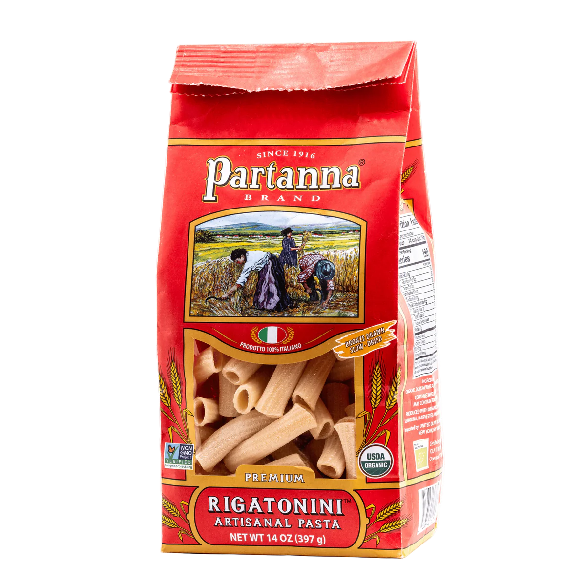 Partanna Rigatonini Pasta 14oz – Surfas Online