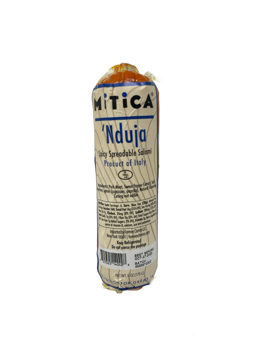 Mitixa Nduja Meat 6oz