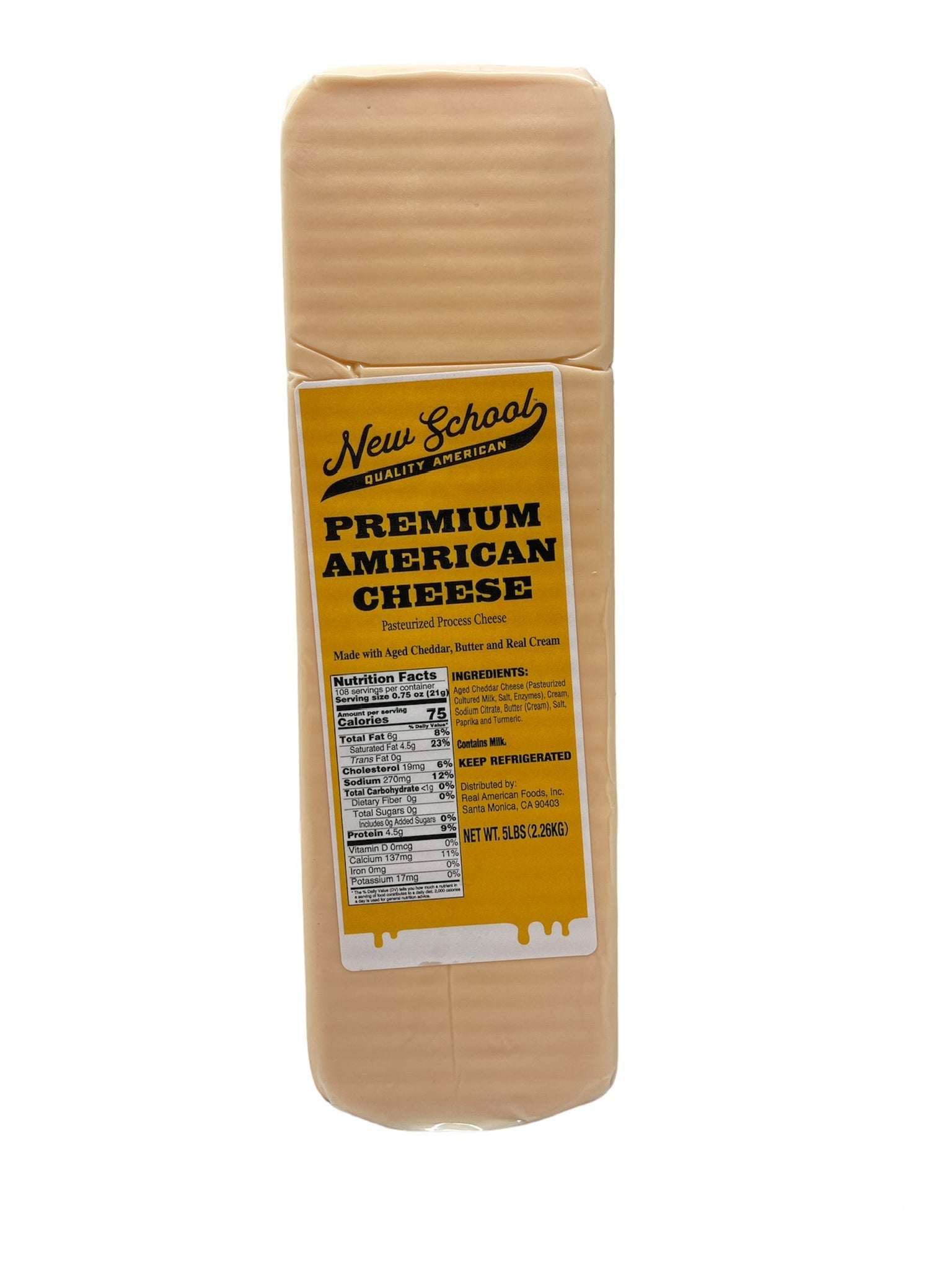 New School American Cheese 5lbs Surfas Online