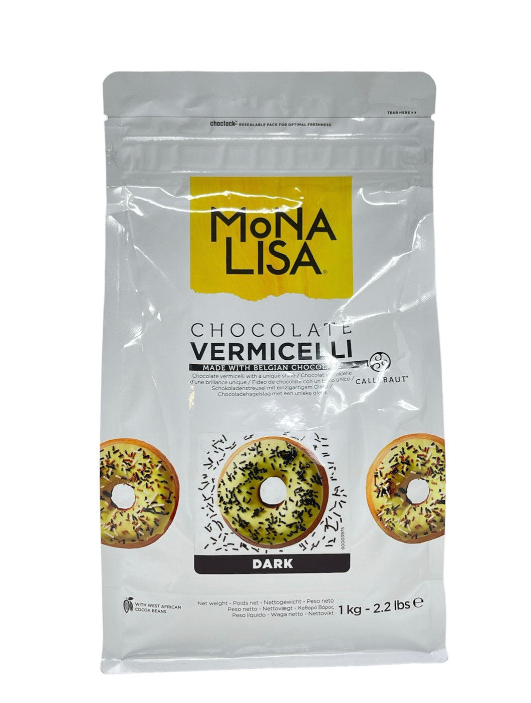 Mona Lisa Dark Chocolate Vermicelli Dk 1k