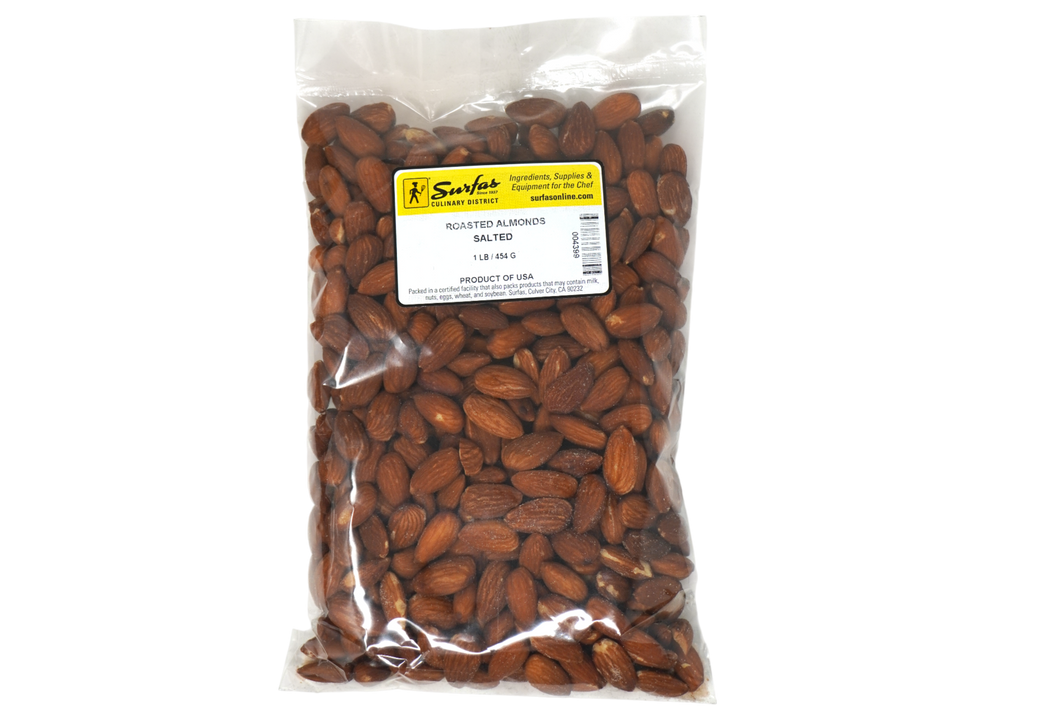 Roasted Salted Almonds 1lbs