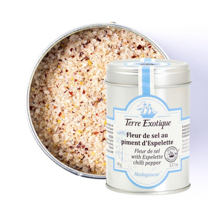Terre Exotique Espelette Fleur de Sel 90g