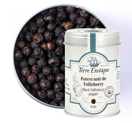 Terre Exotique Telicherry Peppercorns 60g