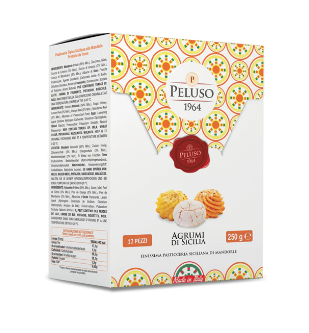 Peluso Citrus Almond Cookies 250g