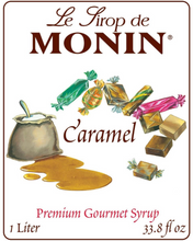 Load image into Gallery viewer, Monin • Caramel Syrup 1ltr
