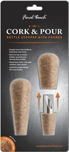 Load image into Gallery viewer, Pourer Cork and Cap set of 2
