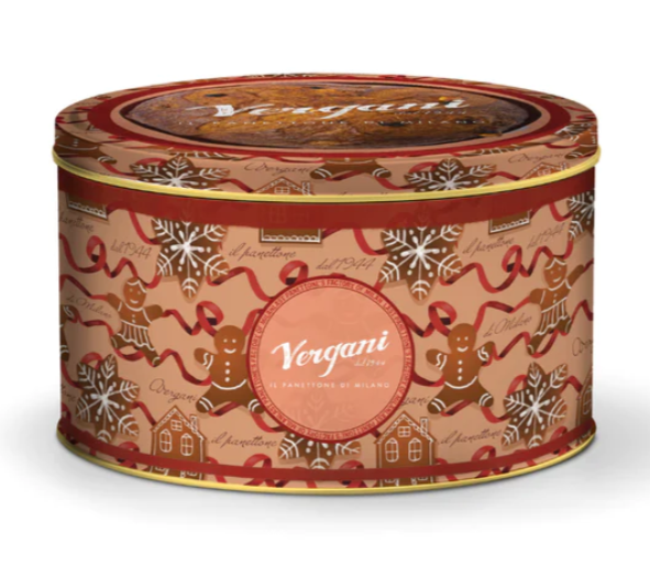 Chocolate Vergani Panettone Tin