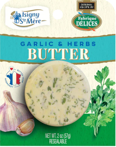 Isigny Garlic Herb butter 2oz