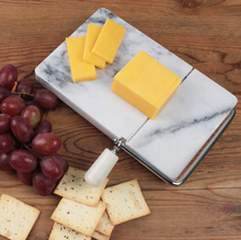 Load image into Gallery viewer, Cheese Slicer White Marble

