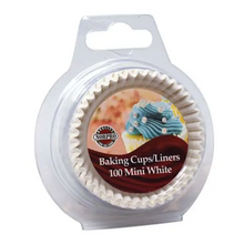 Load image into Gallery viewer, Mini White Baking Cups 100cnt
