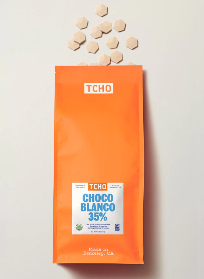 Tcho Oat White 35% Chocolate 3kg