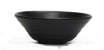 China Black Ovalado Sauce Bowl 4oz