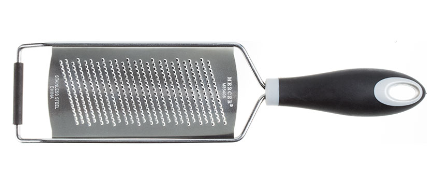Zester Fine Wide Black Handle