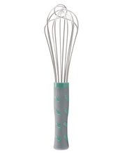 Load image into Gallery viewer, French Whisk Green Handle 10in
