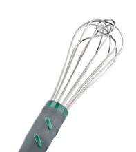 Load image into Gallery viewer, French Whisk Green Handle 10in
