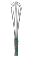 Load image into Gallery viewer, French Whisk Green Handle 14in
