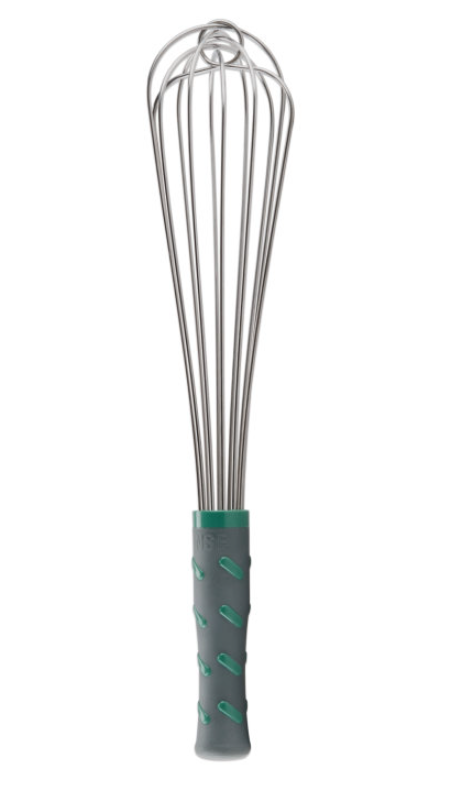 French Whisk Green Handle 14in