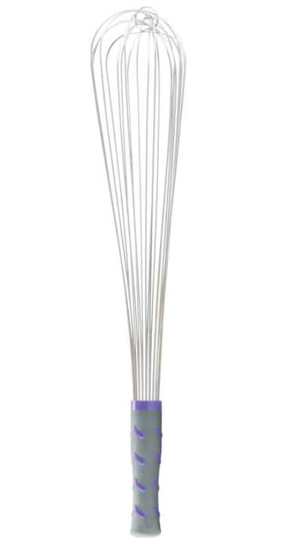 Piano Whisk Purple Handle 18in