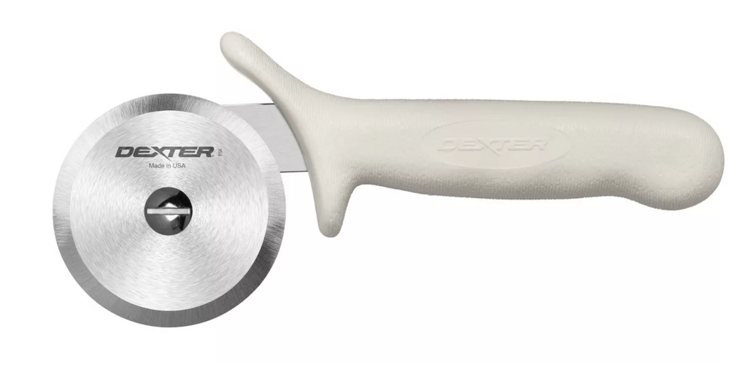 2 ¾” White Pizza Cutter SaniSafe
