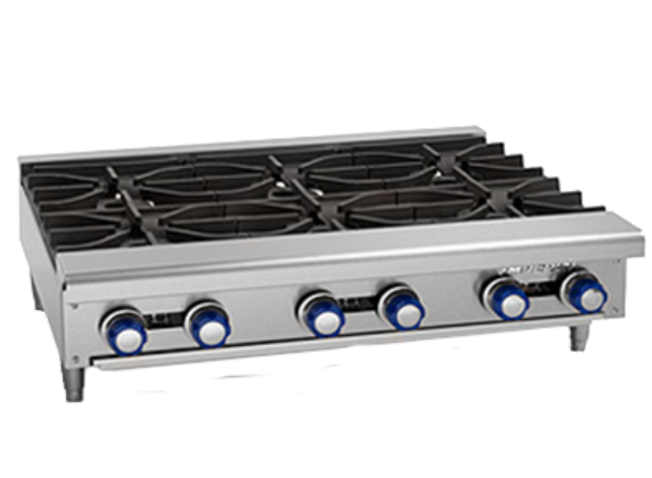 Imperial Countertop Hot Plate 6 Burner IHPA-6-36